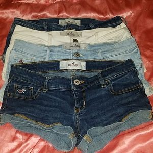 Hollister shorts bundle of 4 (size 1,3 and 5)