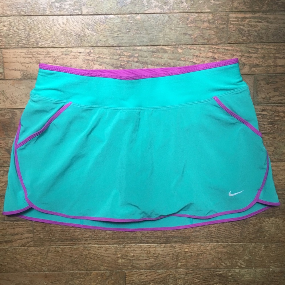 Nike Dri-Fit Teal Tennis Running Skort M