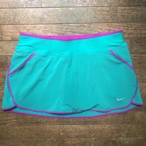 Nike Dri-Fit Teal Tennis Running Skort M