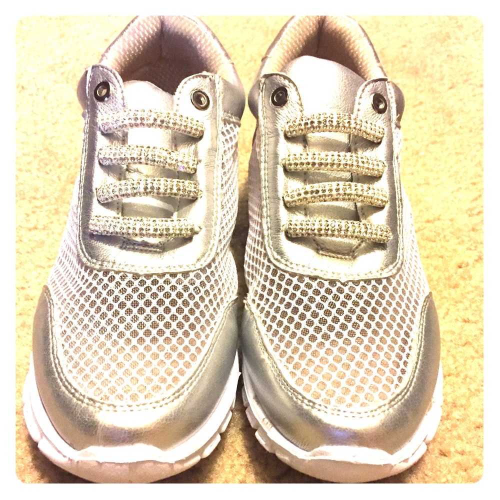 Cute glittery sneakers