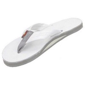 White Rainbow Flip Flops-- BRAND NEW!!