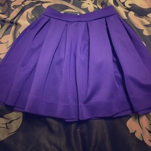 Purple skater skirt