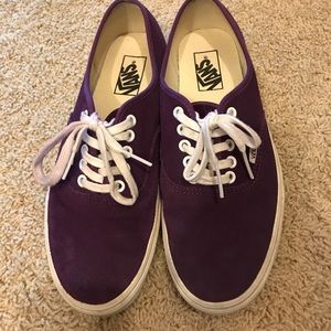 Purple suede authentic style Vans