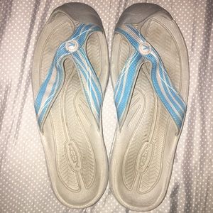 Keen sandals.