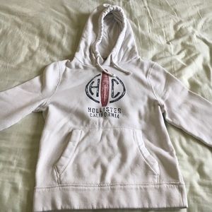 White Hollister Hoodie