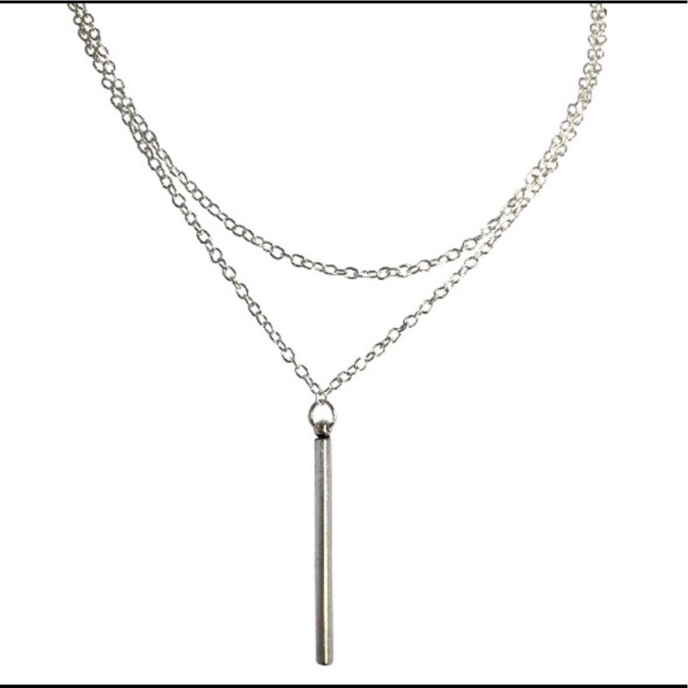 Bar Choker Necklace Silver and Gold Available! - Picture 3 of 3