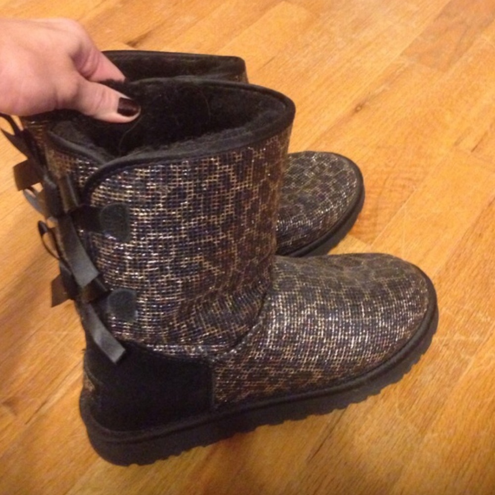 Sparkly cheetah uggs