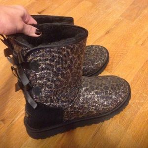 Sparkly cheetah uggs