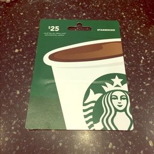 Brand new Starbucks gift card
