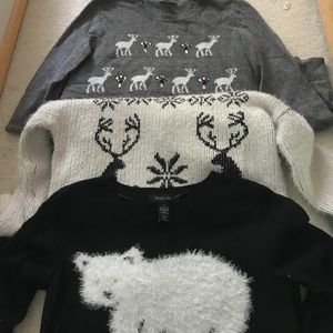 Preppy Christmas/winter sweaters