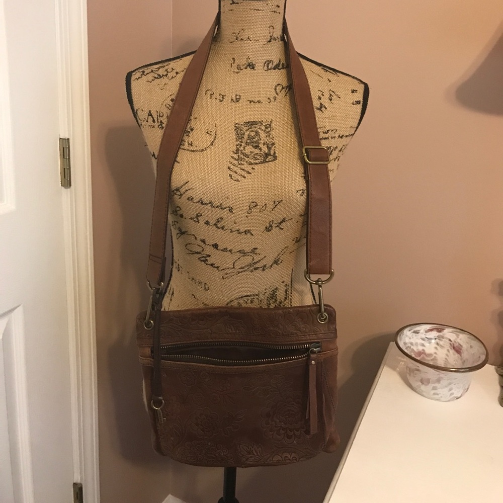 Leather Fossil Handbag