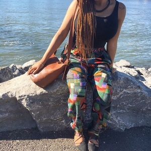 WOMANS COLORFUL TRIBAL PANTS