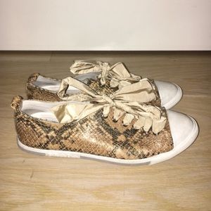 PRADA Snakeskin Sneakers