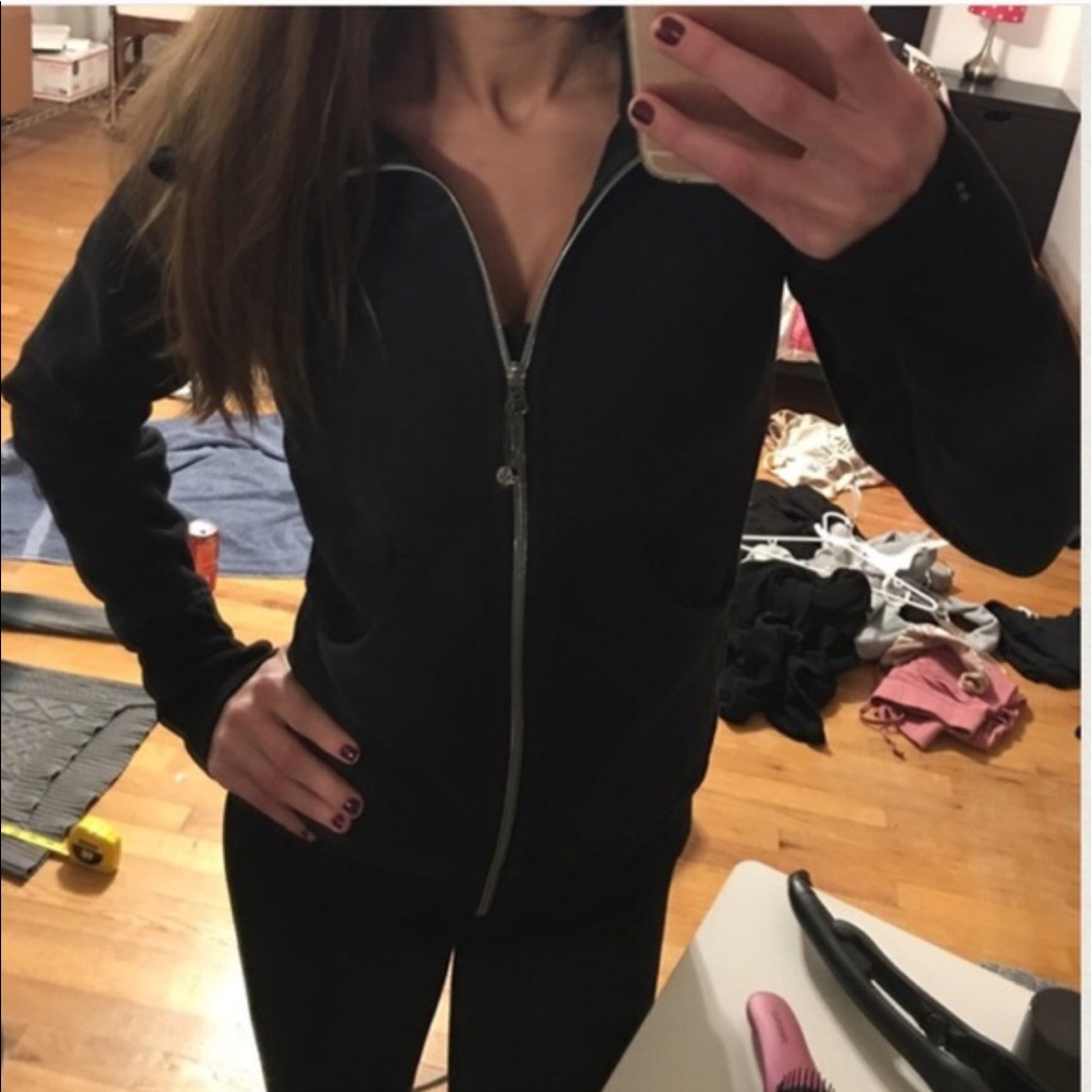 Lululemon black scuba zip up