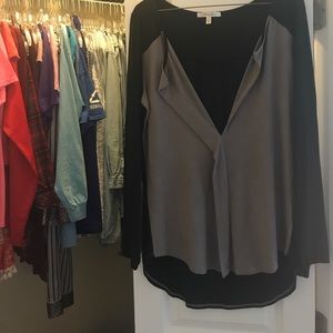 SOFT gray/black shirt