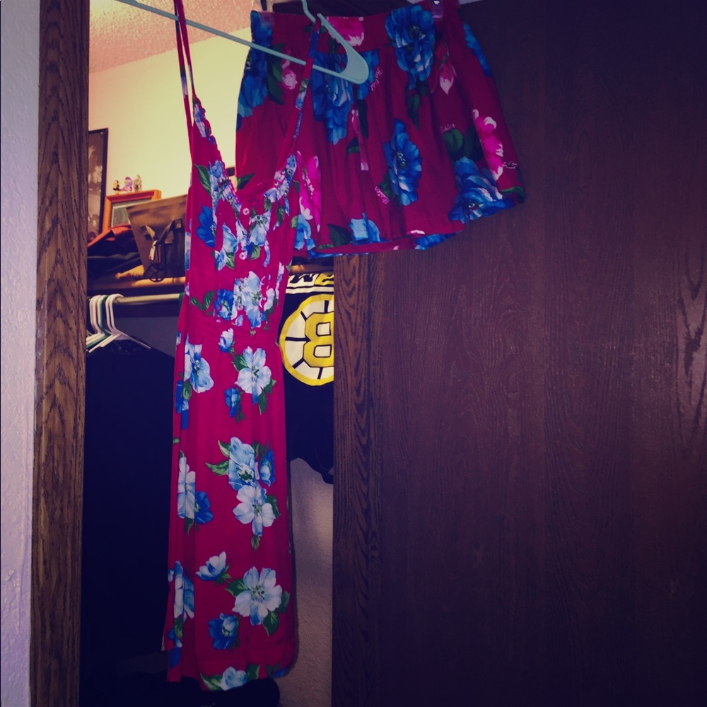Hollister mini summer dress and mini skirt