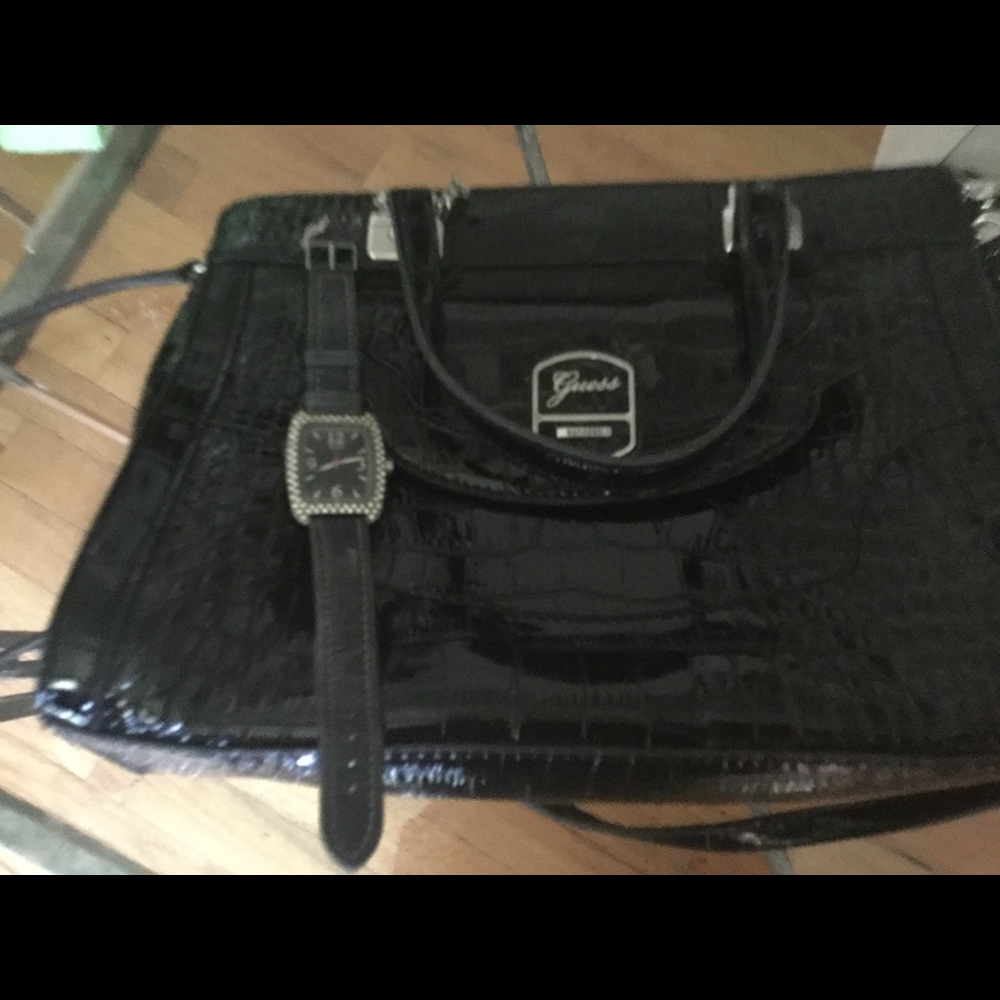 Watch added for guess purse