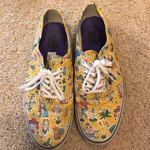 Alice in Wonderland authentic style Vans