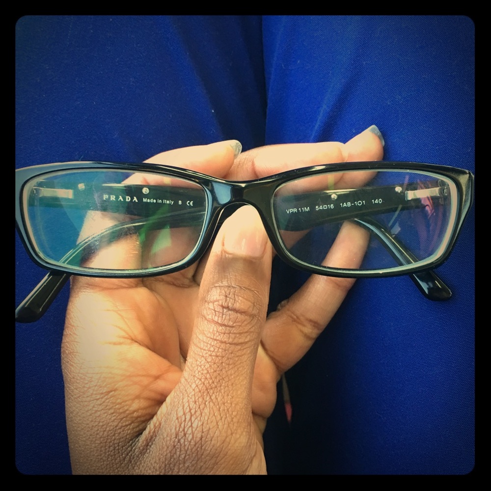 Black Framed PRADA Eyeglasses