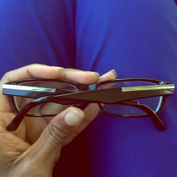 Black Framed PRADA Eyeglasses - Picture 2 of 4
