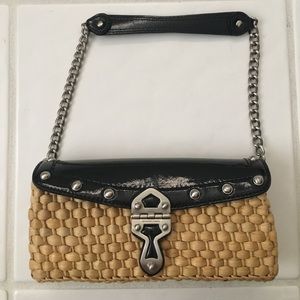 Michael Kors Straw Clutch