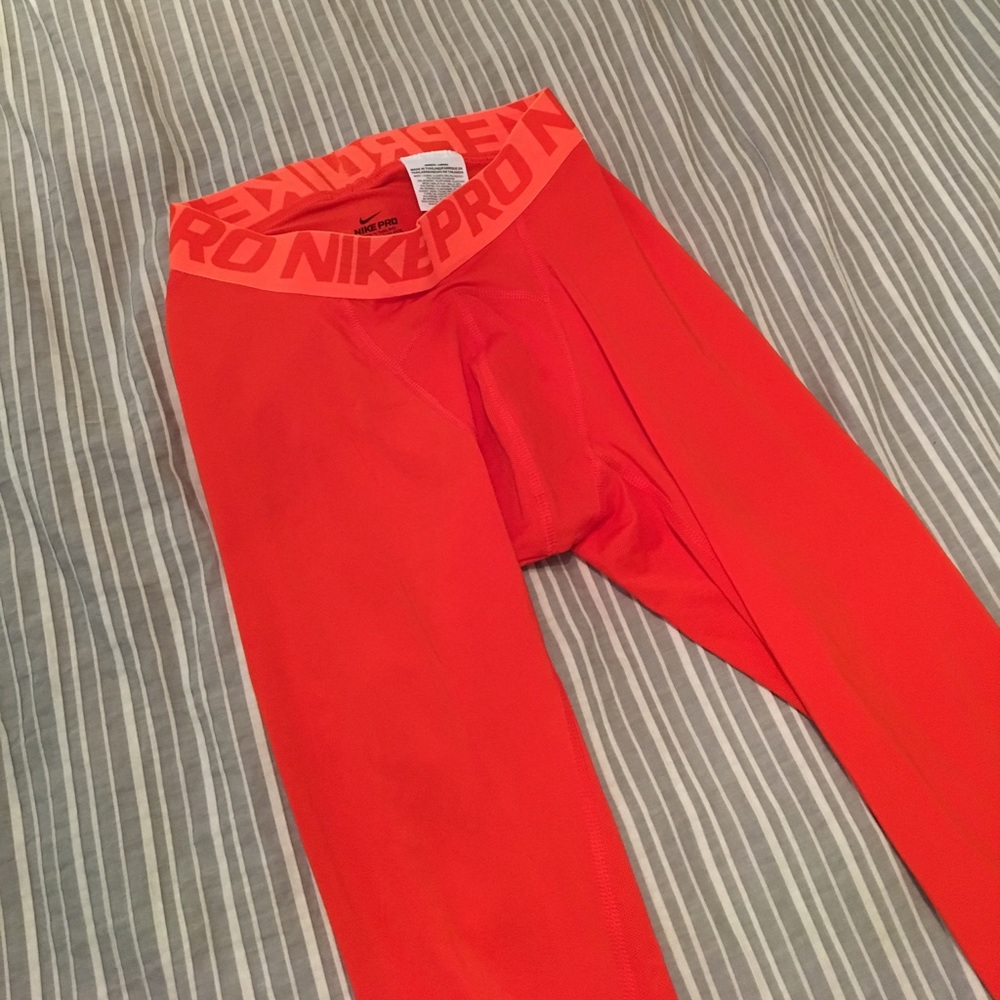 Orange Nike Pro's!!