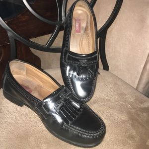 Men's black Bass loafers. Size 12 wide