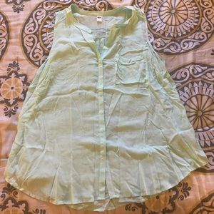 Old Navy Sleeveless button down | Size XXL