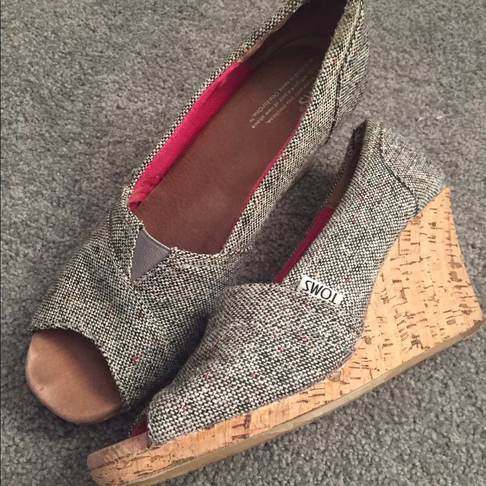 Toms wedge heel