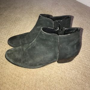 Distressed booties