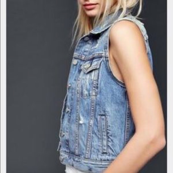 GAP Jackets & Blazers - GAP • Denim Vest