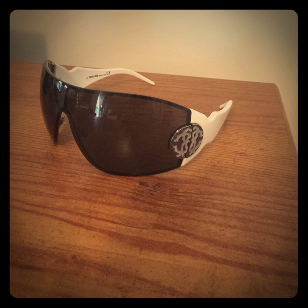 Roberto Cavalli White sunglasses