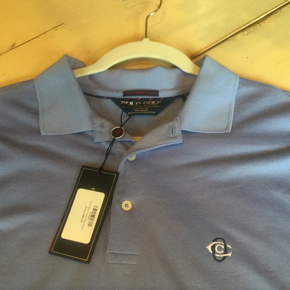 NWT Men's Golf--Polo Golf--solid Mesh--size XL