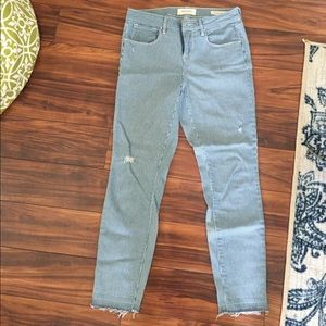 Pacsun pinstripe low-rise skinniest ankle jeans