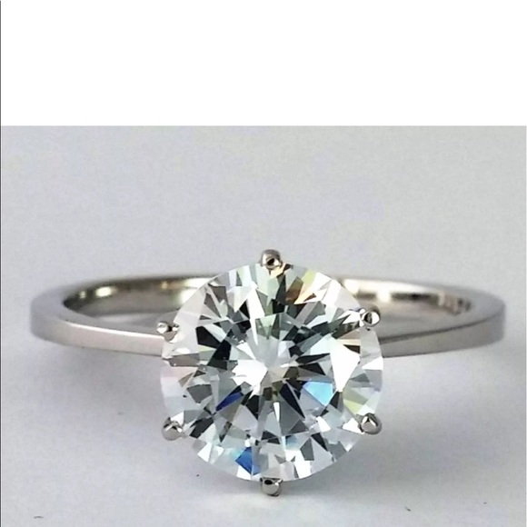 2.06 Certified Diamond Si2 D Color - Picture 1 of 4