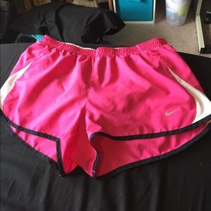 Pink Nike shorts