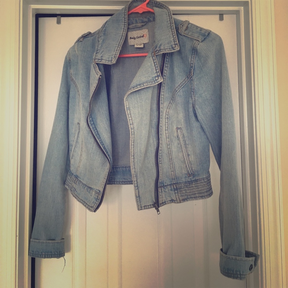 Washed out jean jacket