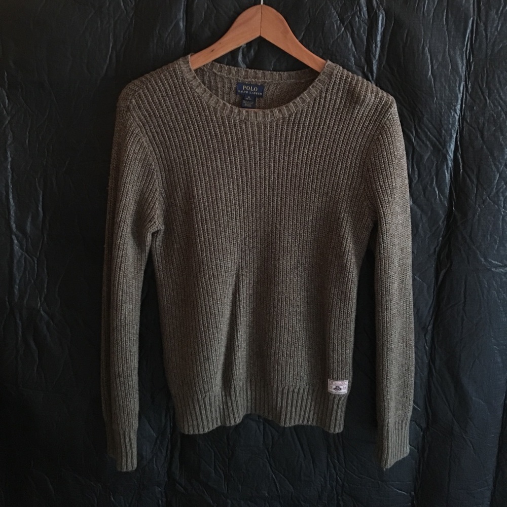 Green multicolored Sweater