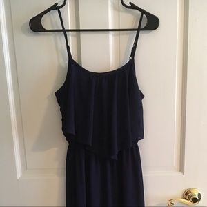 Navy maxi dress
