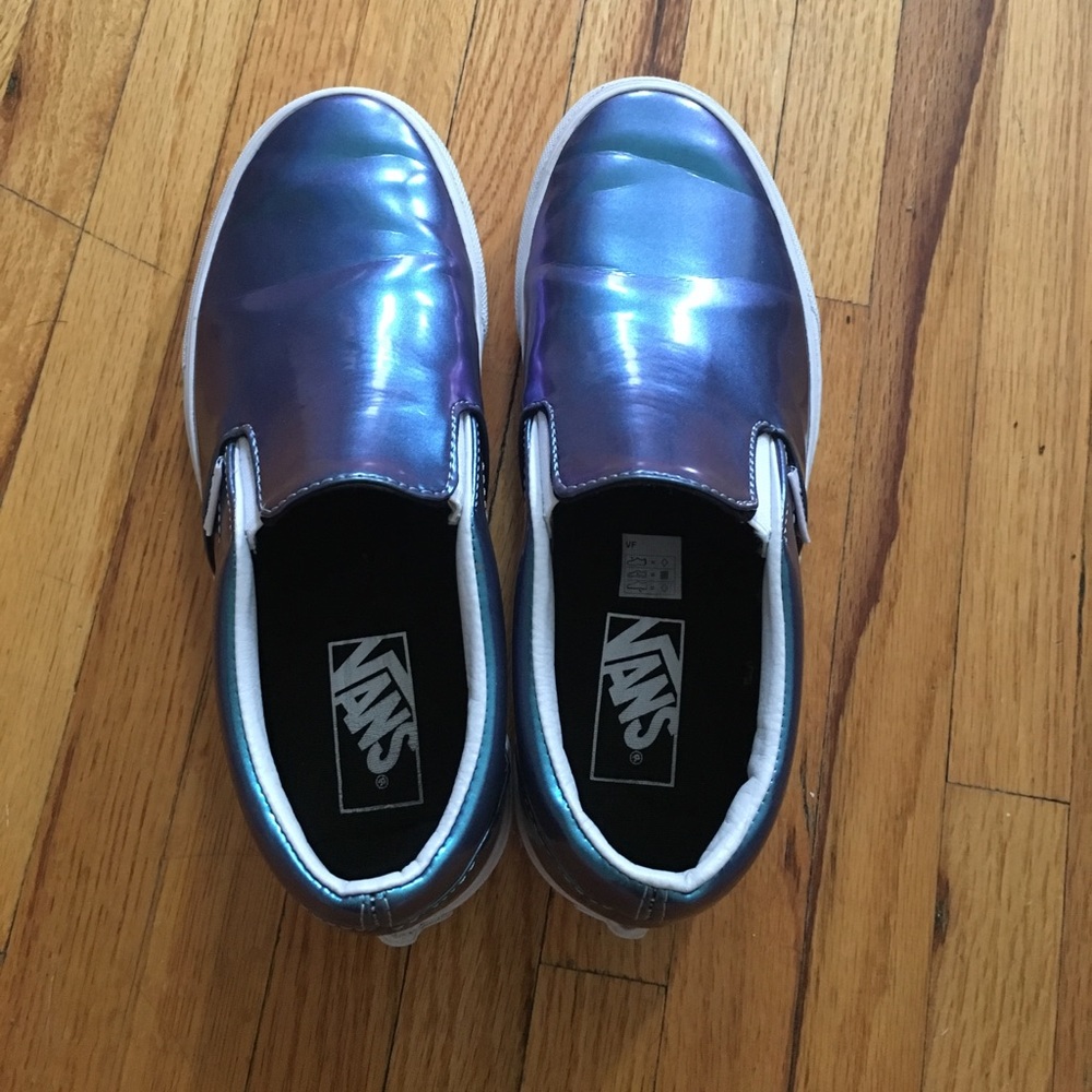 Metallic Blue VANS