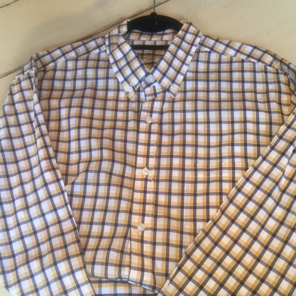Men's J. Crew long sleeve Button-down oxford, sz L