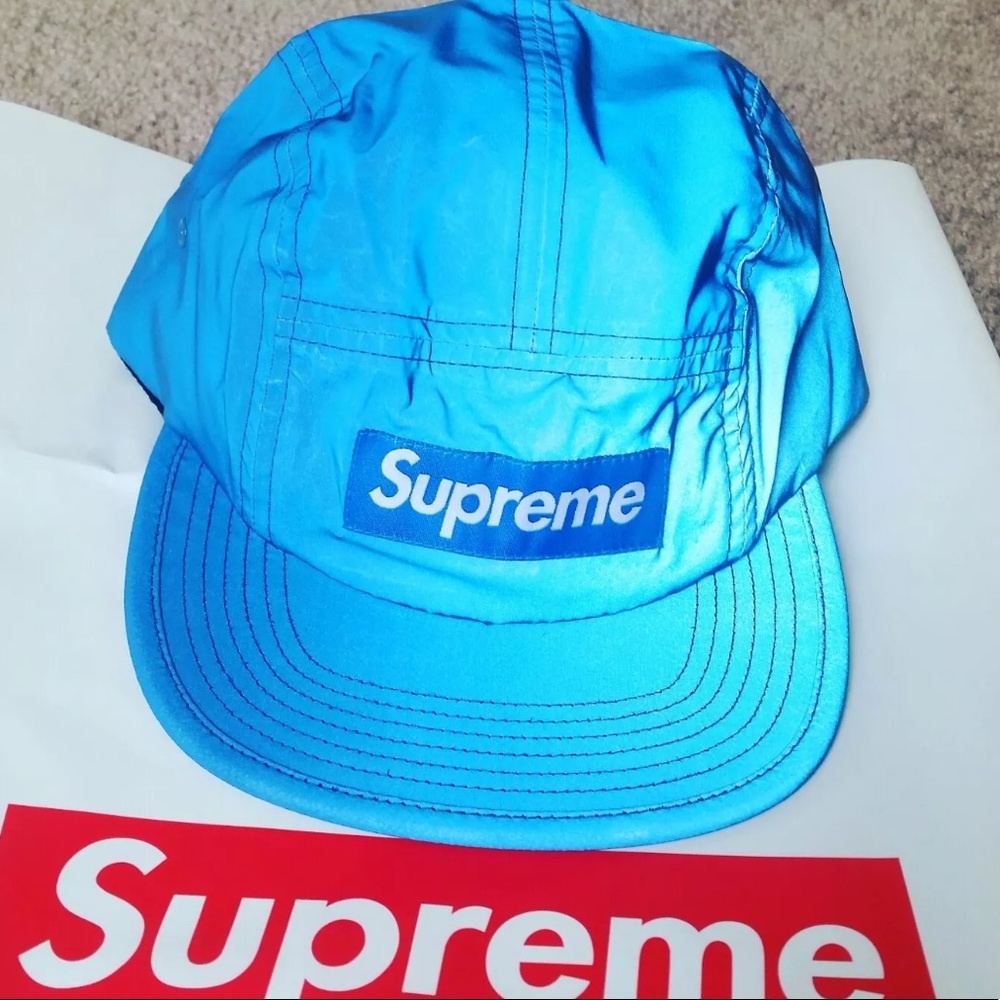Brand new Supreme SS17 Reflective Camp Cap