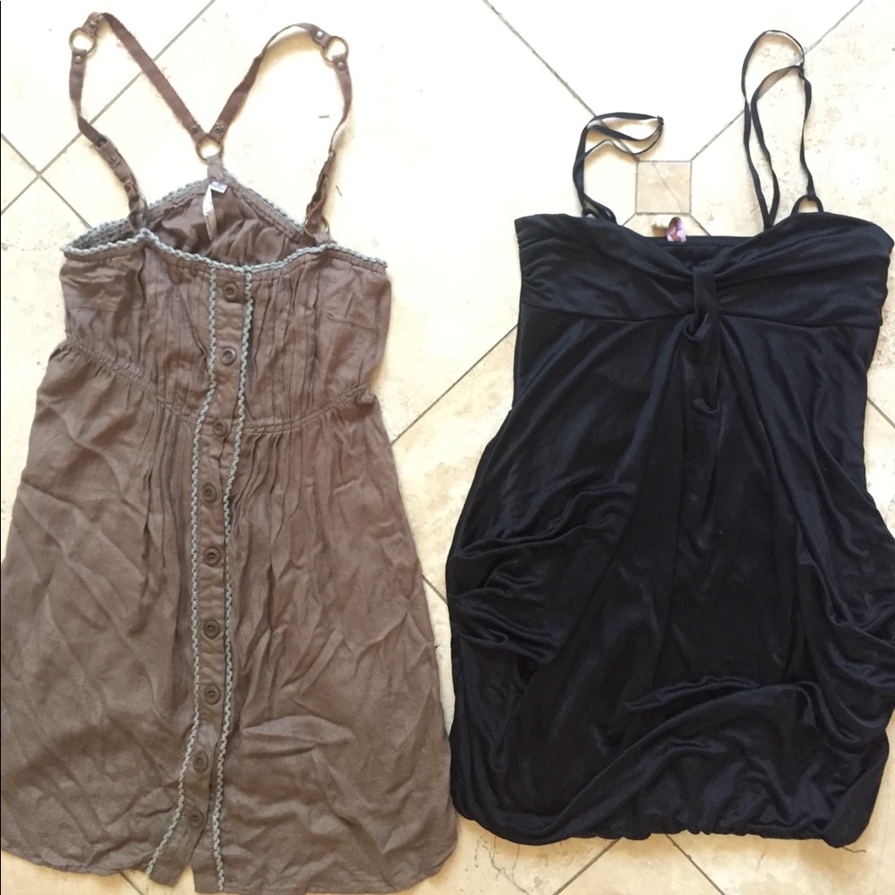 Two dresses: fancy cocktail & cargo stylish dress
