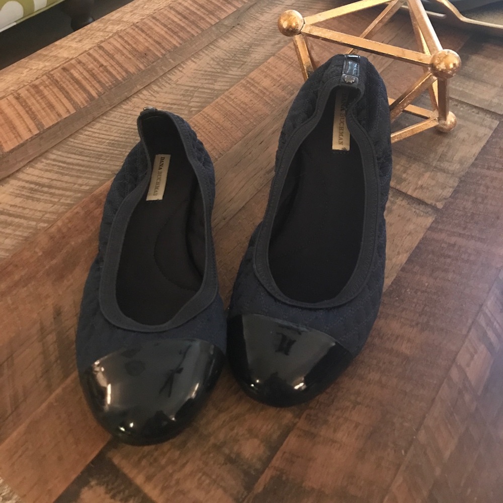 Navy flats