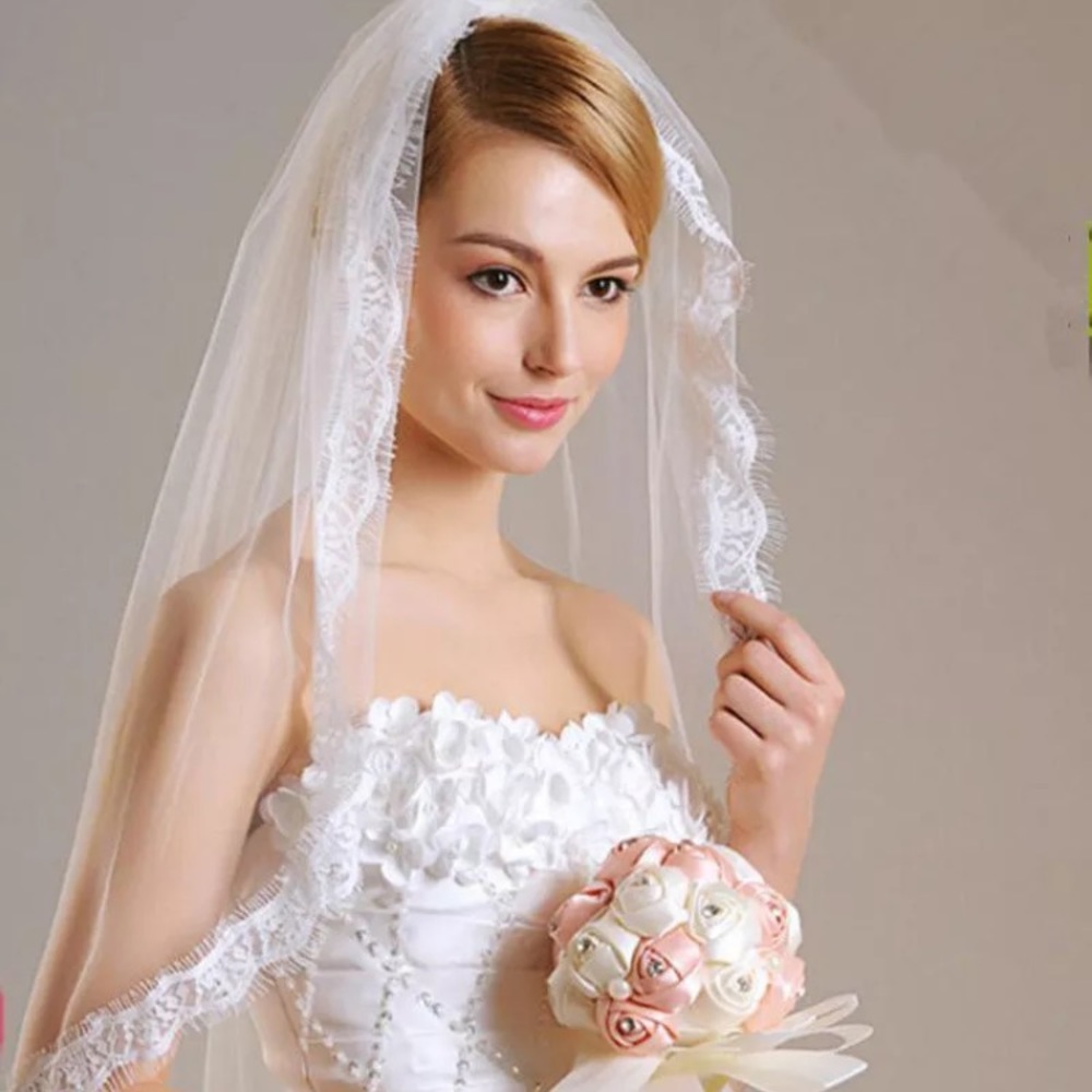 Sale!! ✨new wedding veil white/ivory - Picture 4 of 5