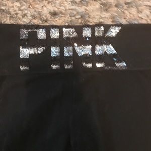 Victoria's Secret pink bling yoga pants