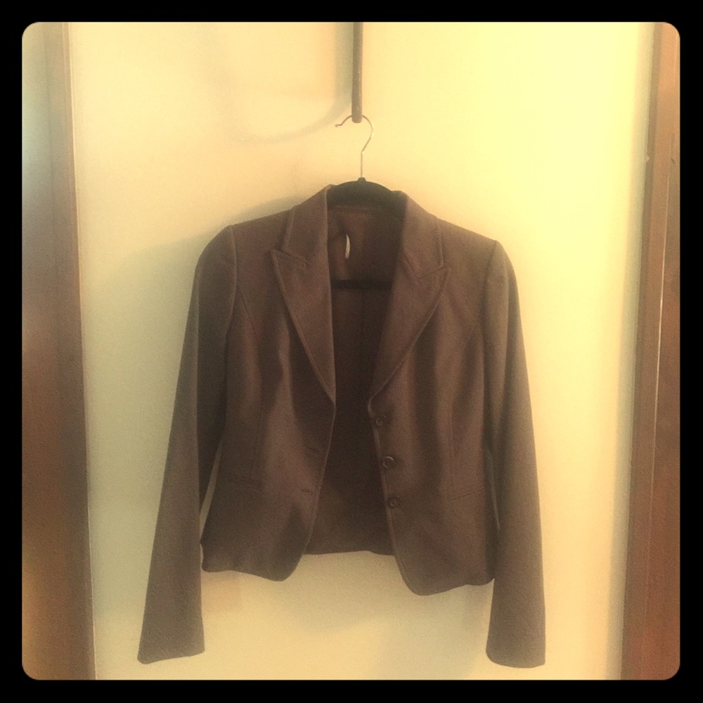 Elie Tahari brown jacket size 2