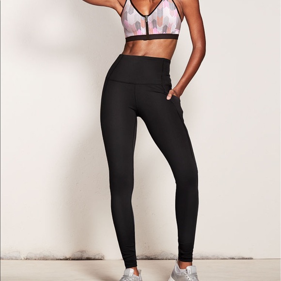 leggings pink yoga victoria secret