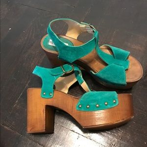 *Vacation Ready* 💃🏾🏝Teal Clog Sandals🕶🌞