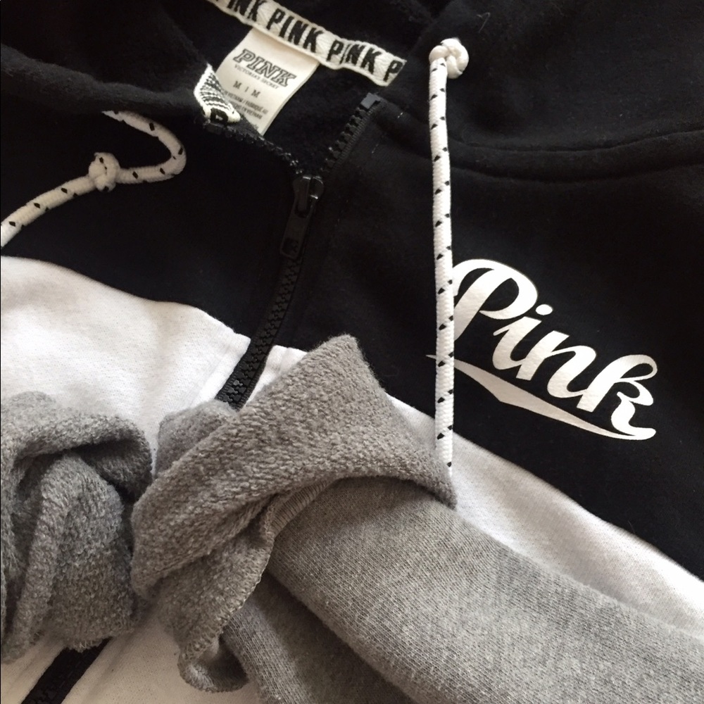 PINK Medium Full Zip hoodie